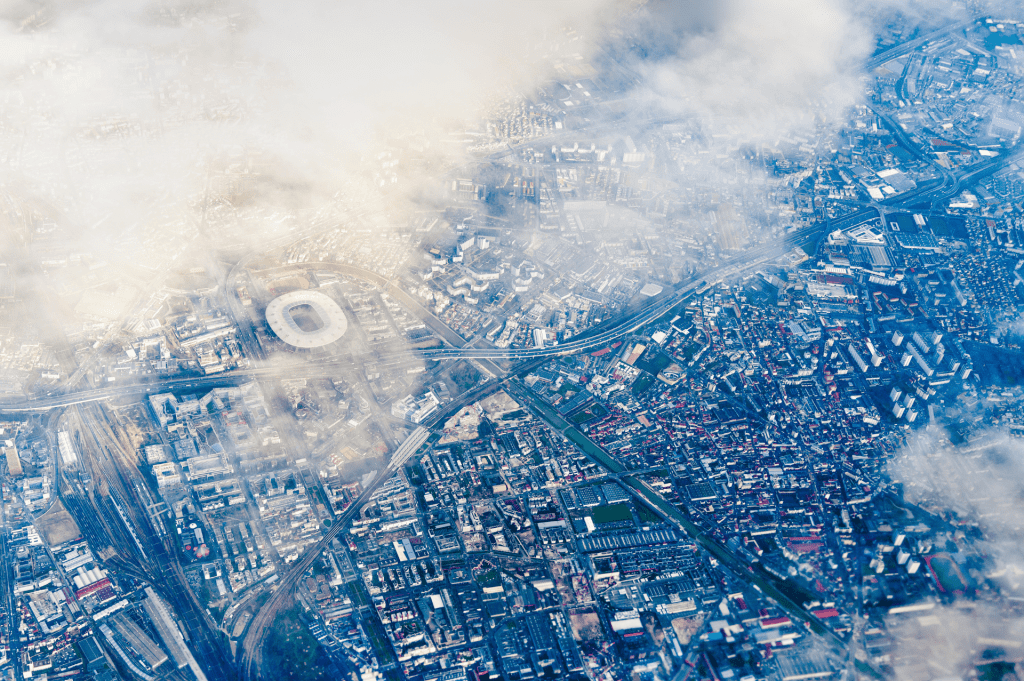 vue du ciel saint-denis