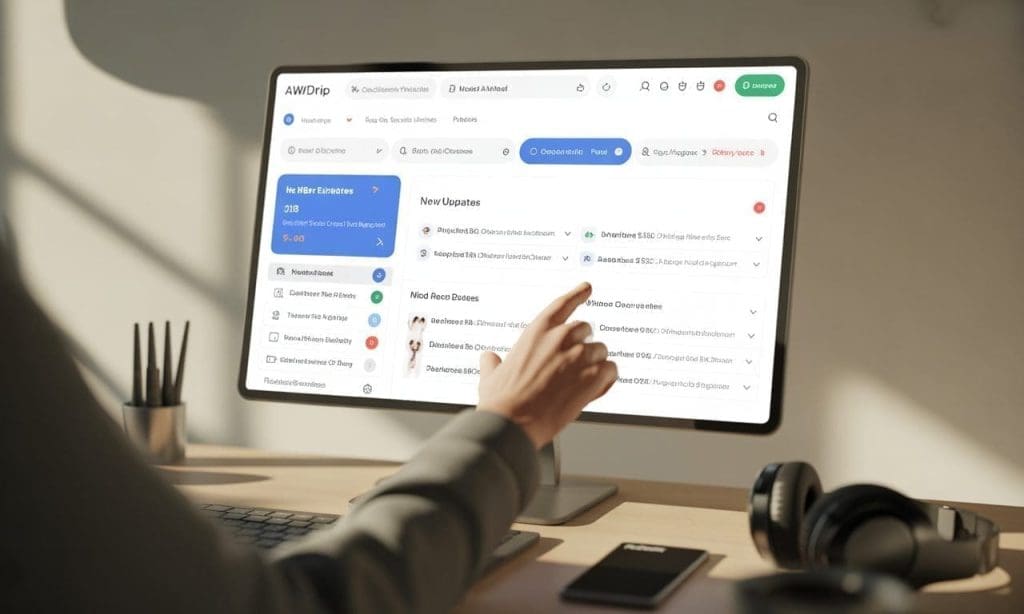 découvrez comment utiliser efficacement les mises à jour et la navigation sur awdrip pour accéder rapidement aux dernières sorties et ne rien manquer des nouveautés.