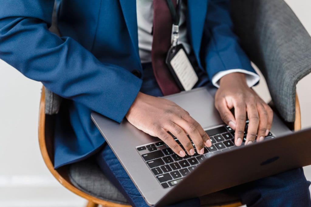 mail professionnel clavier