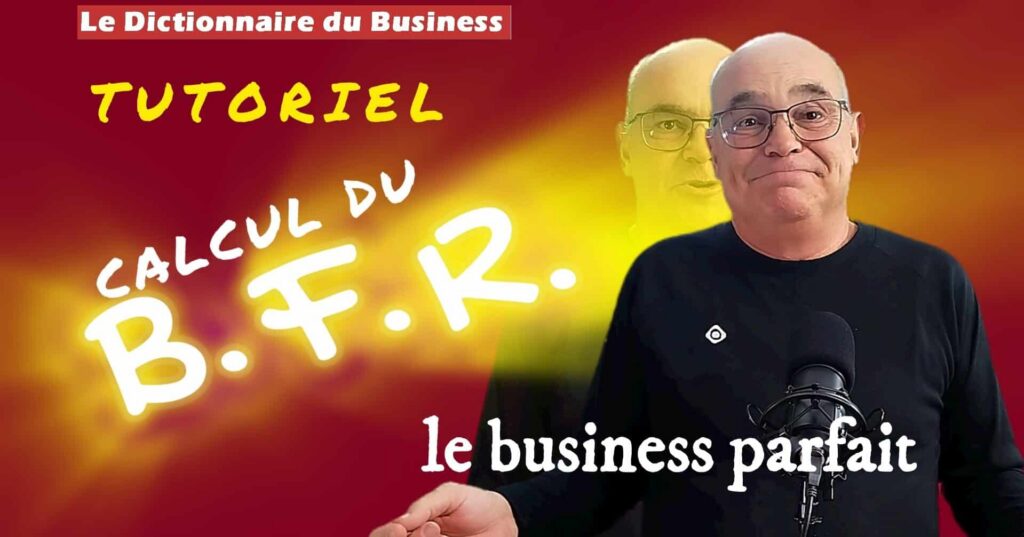 Tableau de calcul du BFR avec stocks, créances clients et dettes fournisseurs